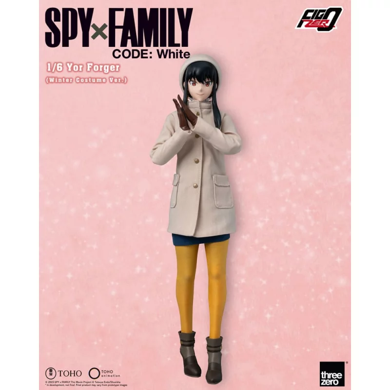 Spy x Family Code White Collectible Action Figure 1/6 FigZero Yor Forger (Winter Costume Ver.) 31cm