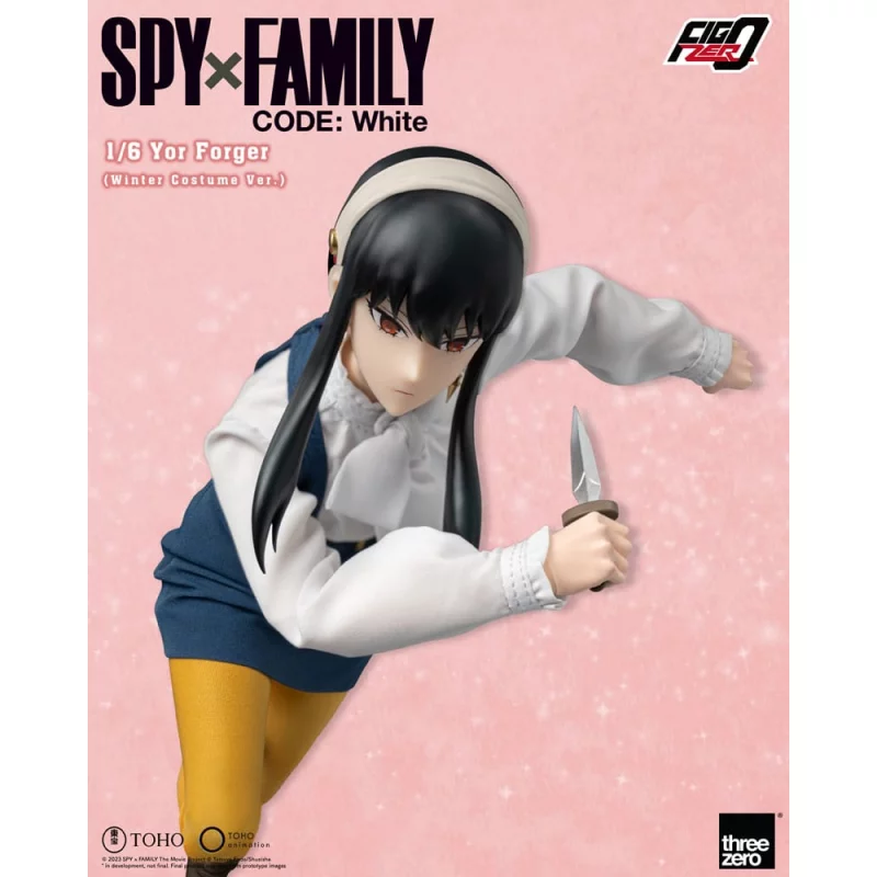 Spy x Family Code White Collectible Action Figure 1/6 FigZero Yor Forger (Winter Costume Ver.) 31cm