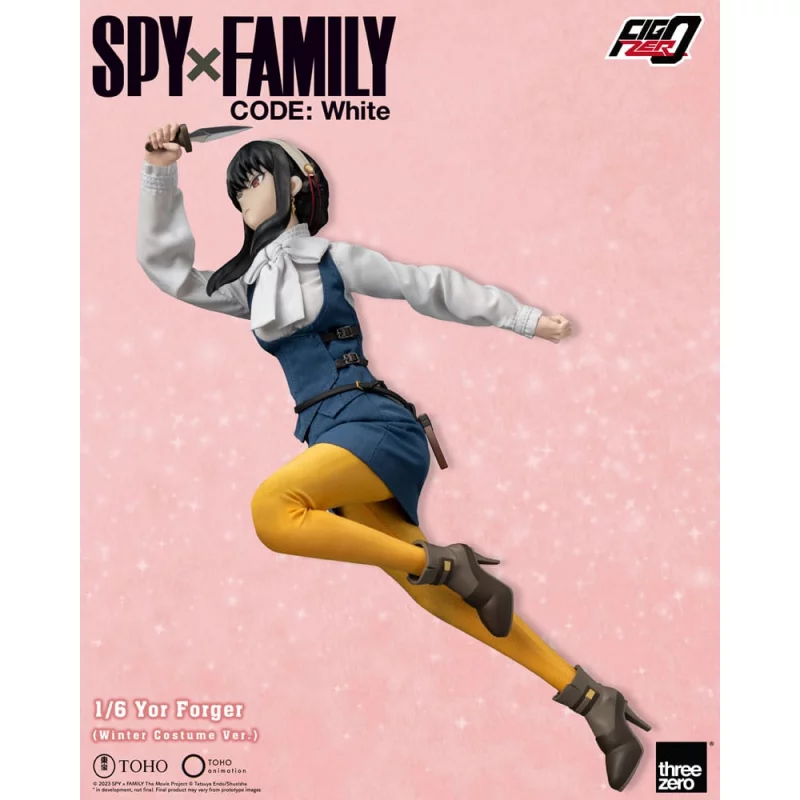 Spy x Family Code White Collectible Action Figure 1/6 FigZero Yor Forger (Winter Costume Ver.) 31cm