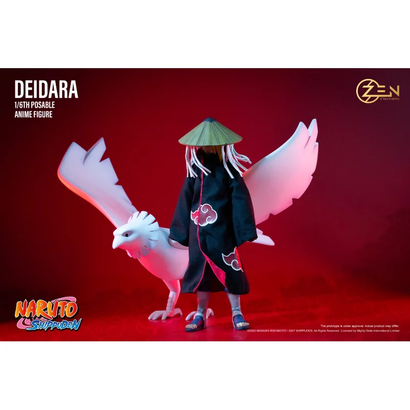 Naruto Shippuden Collectible Action Figure 1/6 Deidara Deluxe Version Zen Creations PAF004D