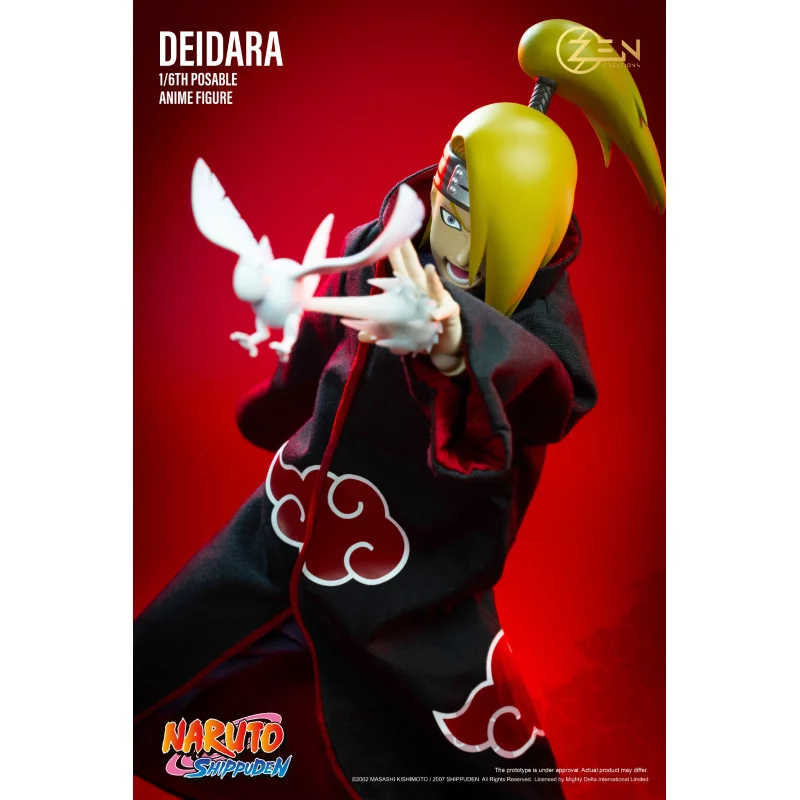 Naruto Shippuden Collectible Action Figure 1/6 Deidara Deluxe Version Zen Creations PAF004D