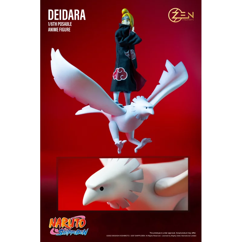Naruto Shippuden Collectible Action Figure 1/6 Deidara Deluxe Version Zen Creations PAF004D
