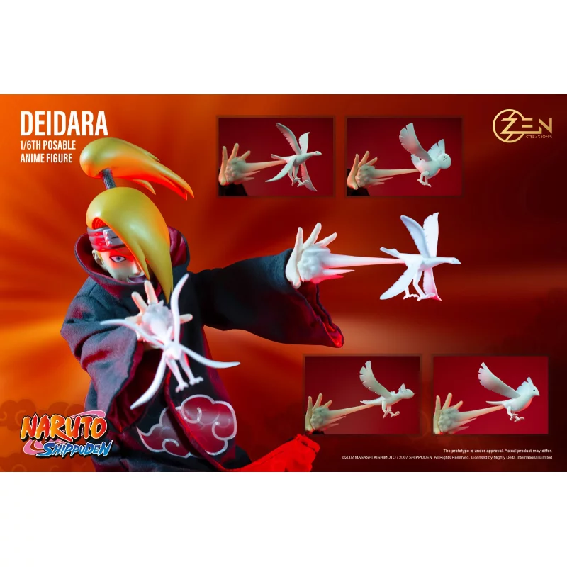 Naruto Shippuden Collectible Action Figure 1/6 Deidara Deluxe Version Zen Creations PAF004D