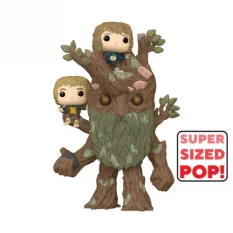 Le Seigneur des Anneaux POP! Super Sylvebarbe Treebeard Merry & Pippin Figurine 15cm N°1579