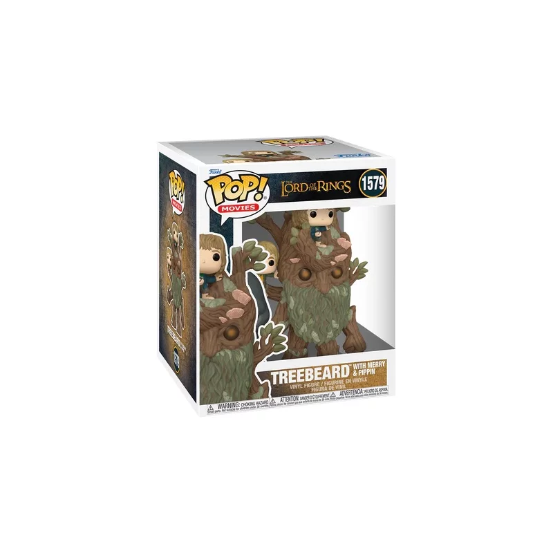 Le Seigneur des Anneaux POP! Super Sylvebarbe Treebeard Merry &amp; Pippin Figurine 15cm N°1579