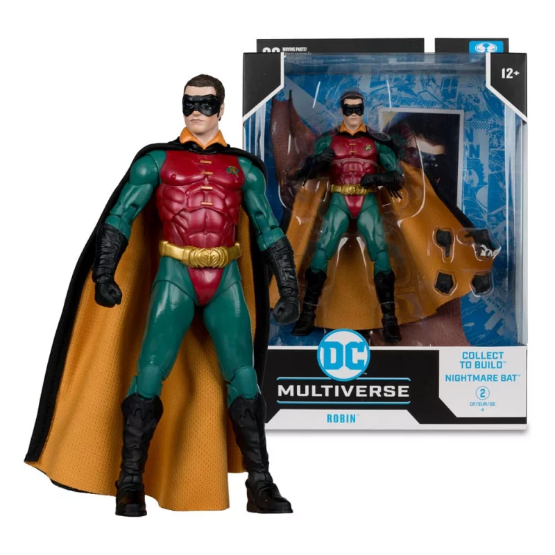 DC Comics Action Figurine Build A Megafig Batman Forever Nightmare Robin (Gold Label) 18cm