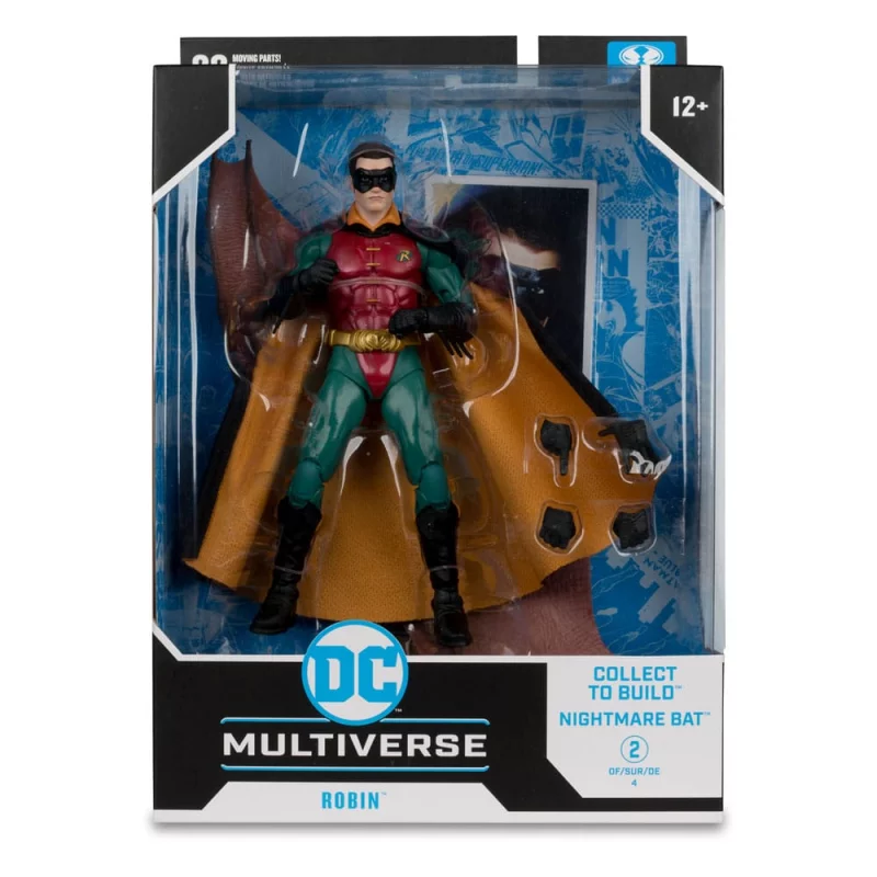 DC Comics Action Figurine Build A Megafig Batman Forever Nightmare Robin (Gold Label) 18cm