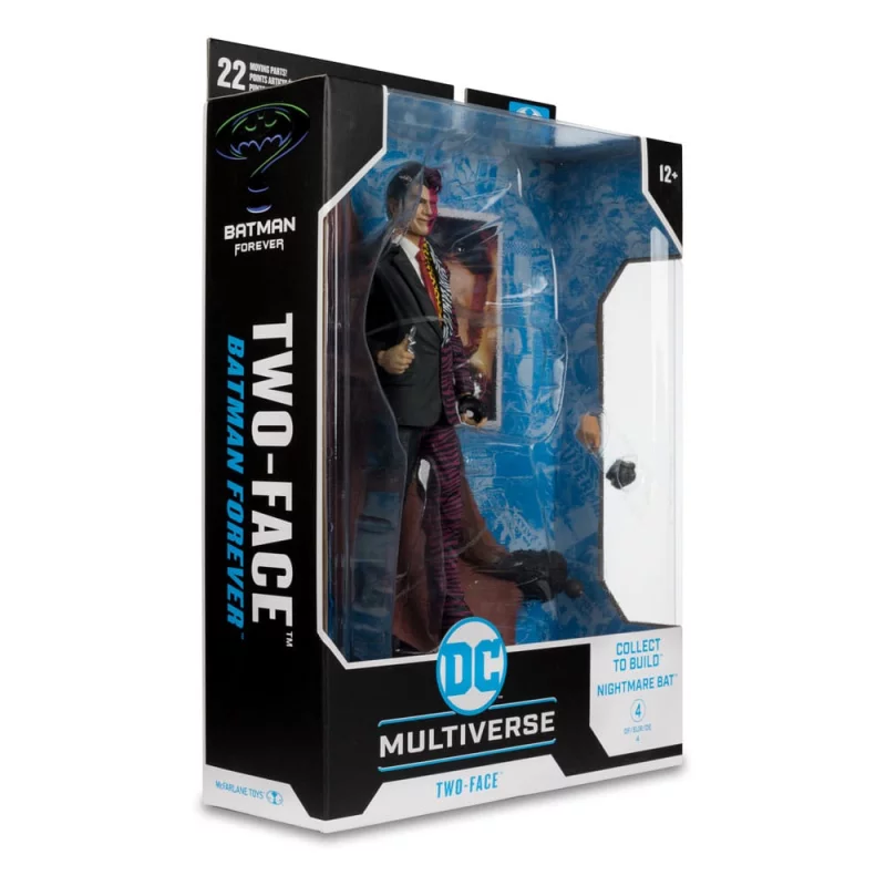 DC Comics Action Figure Build A Megafig Batman Forever Nightmare Two Face 18cm