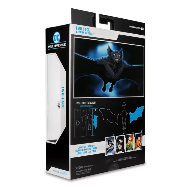 DC Comics Action Figure Build A Megafig Batman Forever Nightmare Two Face 18cm