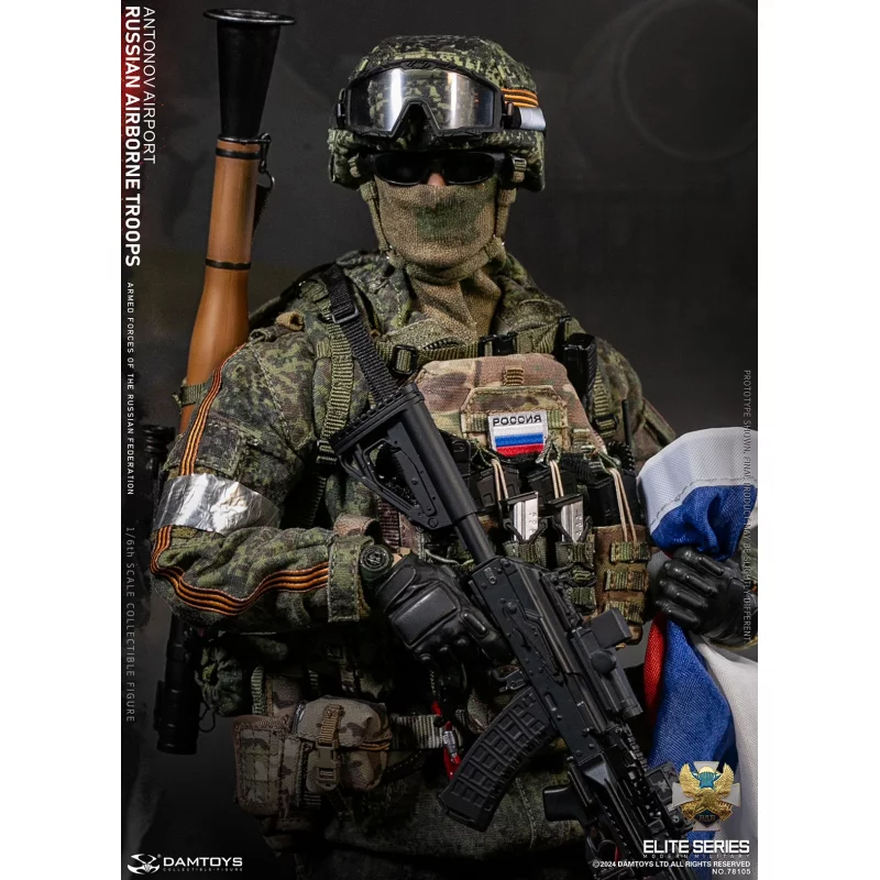 Russian Airborne Troops Antonov Airport Senior Rifleman Collectible Action Figure 1/6 78105 DAMTOYS