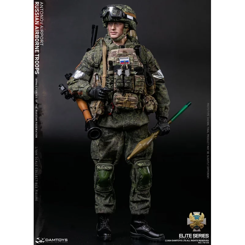 Russian Airborne Troops Antonov Airport Senior Rifleman Collectible Action Figure 1/6 78105 DAMTOYS