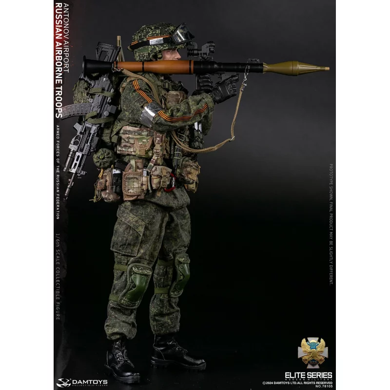 Russian Airborne Troops Antonov Airport Senior Rifleman Collectible Action Figure 1/6 78105 DAMTOYS