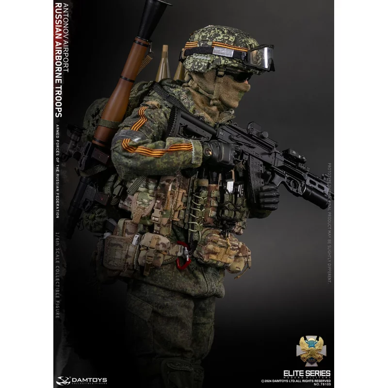 Russian Airborne Troops Antonov Airport Senior Rifleman Collectible Action Figure 1/6 78105 DAMTOYS