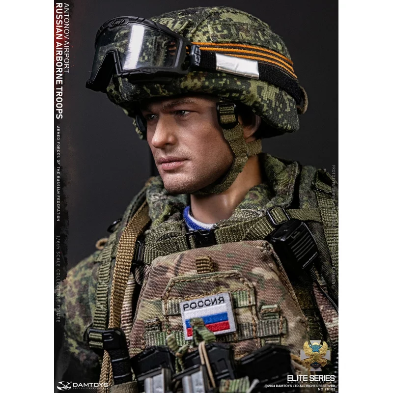 Russian Airborne Troops Antonov Airport Senior Rifleman Collectible Action Figure 1/6 78105 DAMTOYS