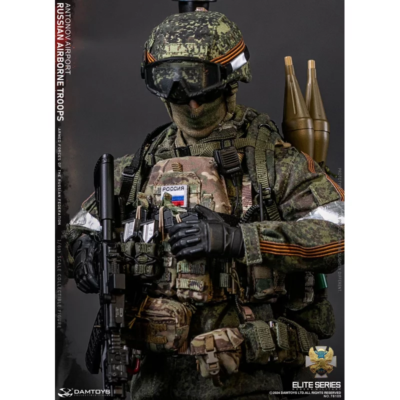 Russian Airborne Troops Antonov Airport Senior Rifleman Collectible Action Figure 1/6 78105 DAMTOYS