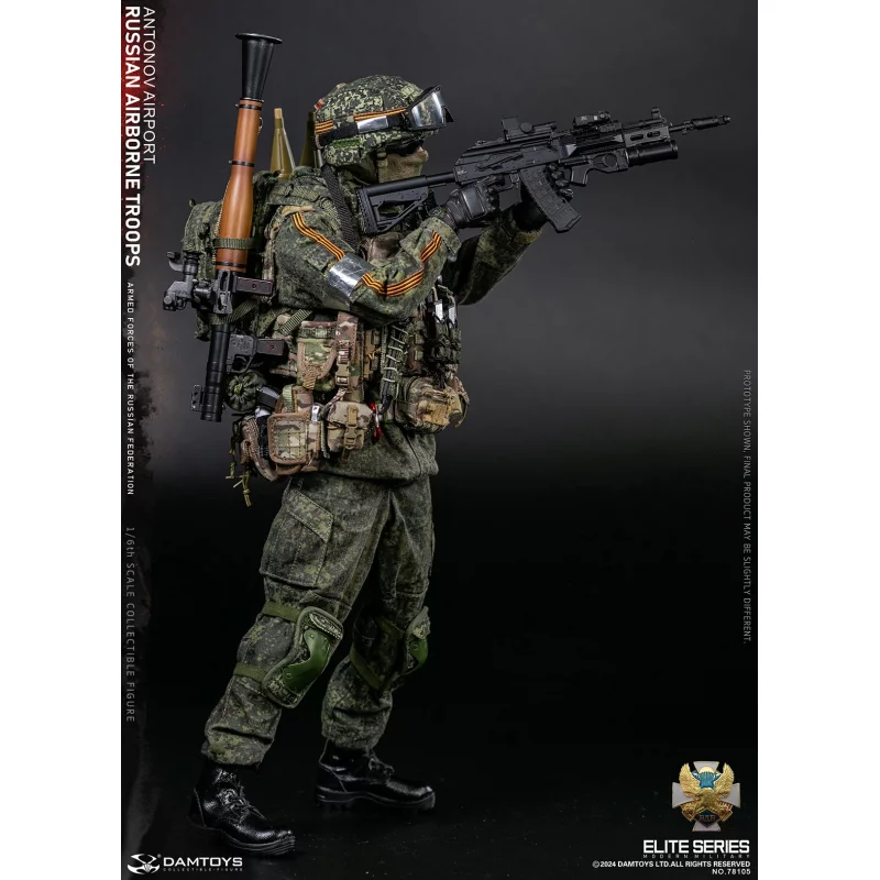 Russian Airborne Troops Antonov Airport Senior Rifleman Collectible Action Figure 1/6 78105 DAMTOYS