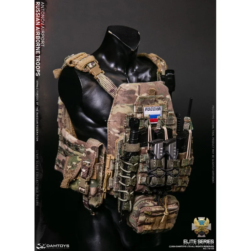 Russian Airborne Troops Antonov Airport Senior Rifleman Collectible Action Figure 1/6 78105 DAMTOYS