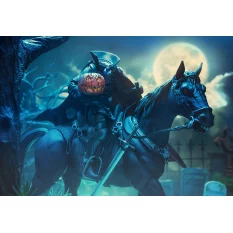 Figura Obscura Action Figure Headless Horseman Green Spectral
