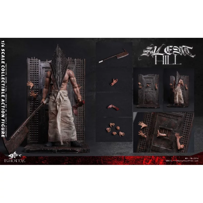 Triangle Head humanoid monster Collectible Action Figure 1/6