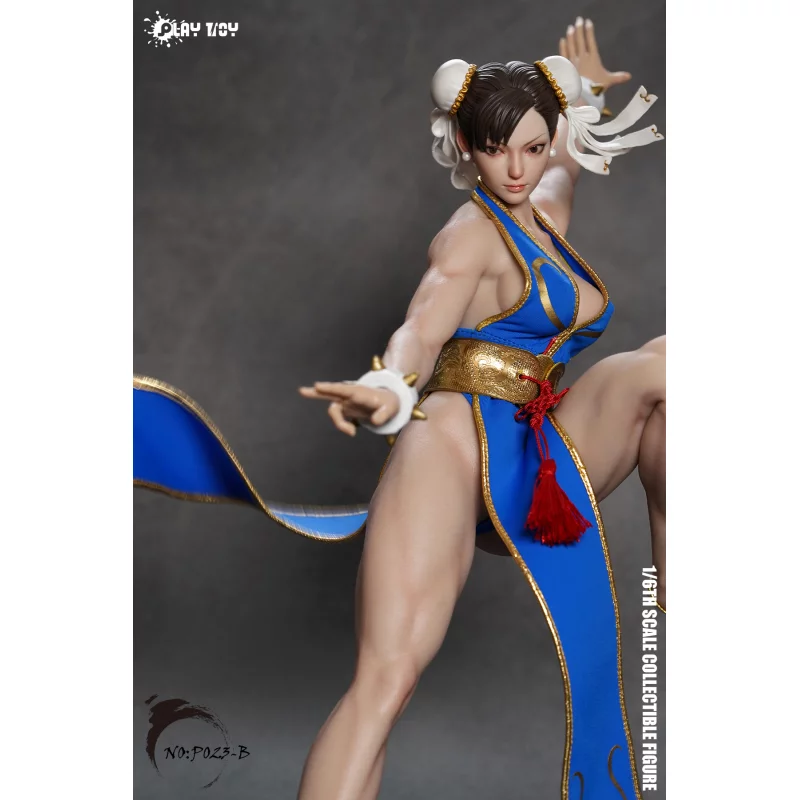 Fighting Goddess 2.0 Blue Collectible Action Figure 1/6 PLAY TOY P023B