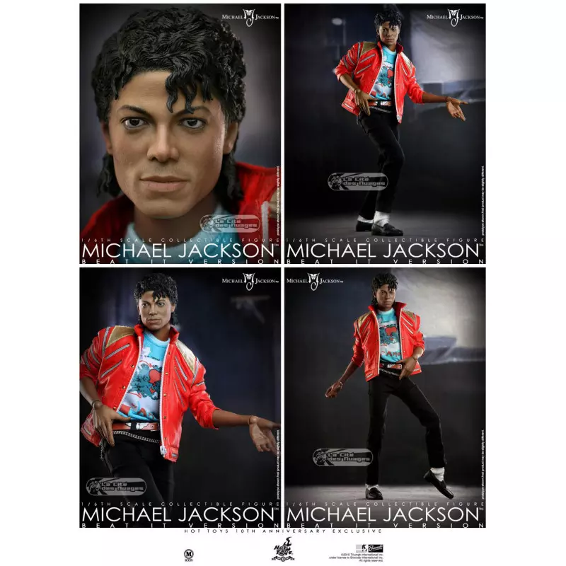 Figurine de collection Hot toys Figurine MIS010 - Michael Jackson Beat It  Version