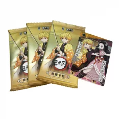 Demon Slayer Card Fun Gift Box Nezuko Zenitsu Boite de 3 Boosters + 1 carte spé