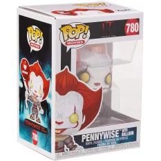 It Chapter 2 POP! Movies It Pennywise with Balloon "I Love Derry" Vinyl Figure 10cm n°780