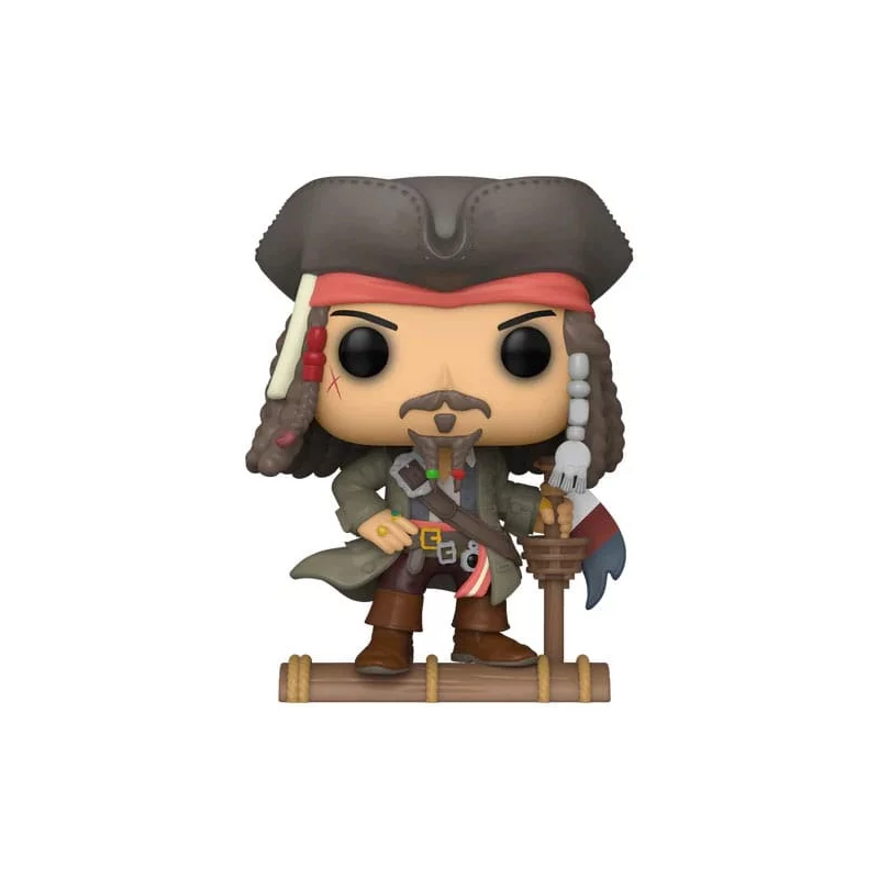 Pirates des Caraïbes Disney POP! Movies Jack Sparrow Vinyle Figurine 10cm n°1482