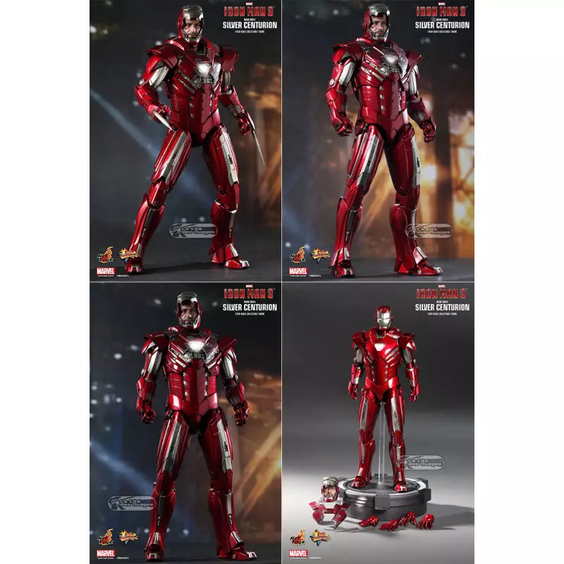 Hot Toys MMS213 Iron Man 3 Silver Centurion Mark XXIII 1/6th