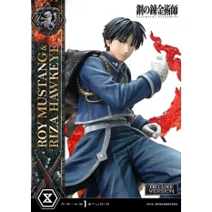 Fullmetal Alchemist Statue 1/6 Roy Mustang & Riza Hawkeye Deluxe Bonus Version 50cm