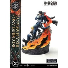 Fullmetal Alchemist Statue 1/6 Roy Mustang & Riza Hawkeye Deluxe Version 50cm