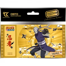 Naruto Shipudden Set de 10 Golden Ticket