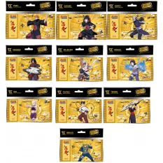 Naruto Shipudden Set de 10 Golden Ticket