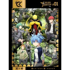 Assassination Classroom Golden Poster Characters