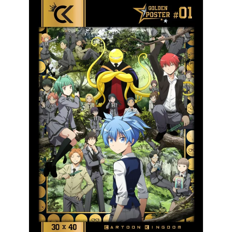 Assassination Classroom Golden Poster Characters