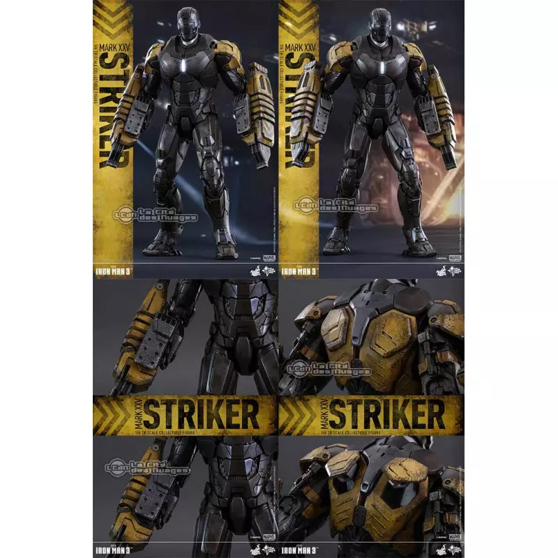Hot Toys Iron Man 3 Striker Mark XXV 1 6th scale Collectible Figure 34cm MMS277