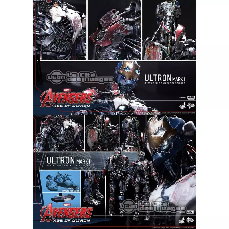 Hot Toys MMS292 Avengers Age of Ultron Ultron Mark I 1 6th