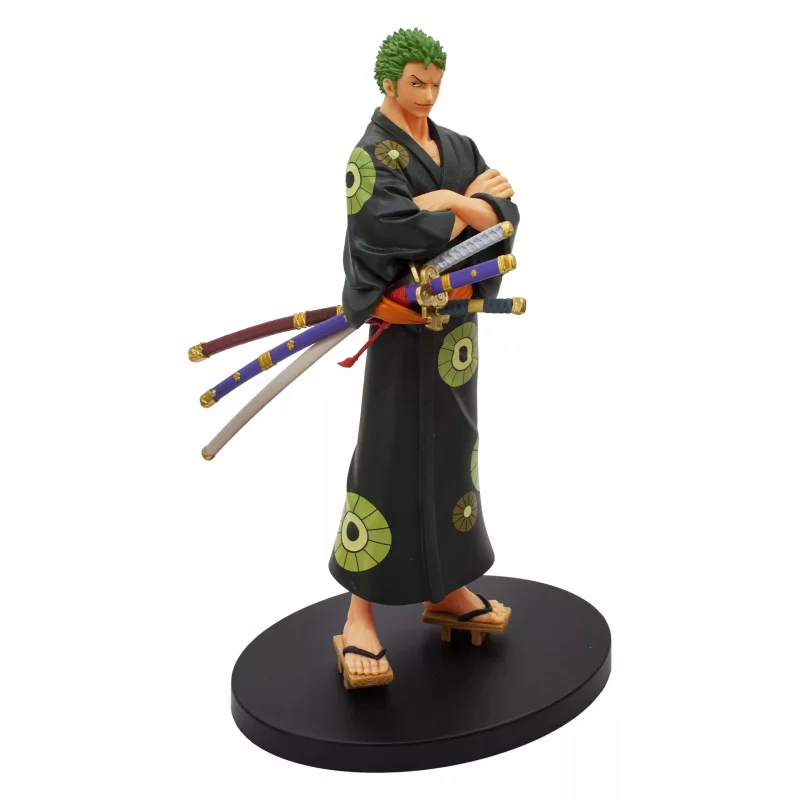 One Piece Figure DXF Grandline Series Wanokuni Roronoa Zoro Yukata 17cm