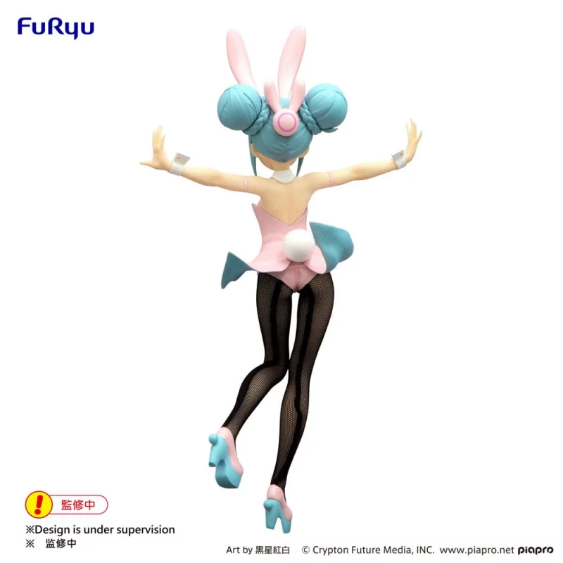 Hatsune Miku Figurine BiCute Bunnies Wink Pearl Pink Color Ver. 30cm