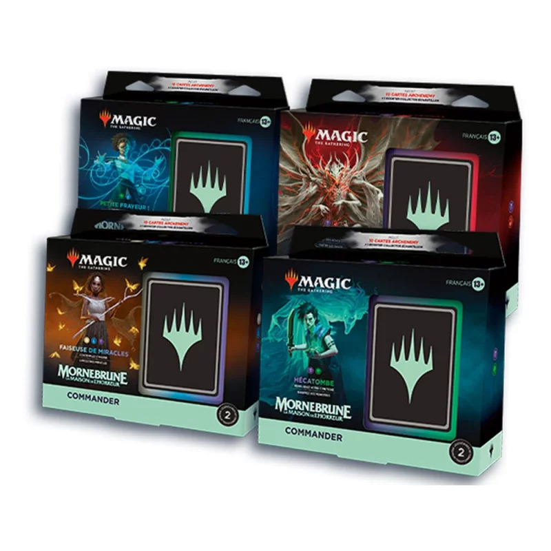Bundle Magic: The Gathering – Mornebrune : La Maison De L’Horreur (Version Française) – 9 Boosters + Cartes Exclusives