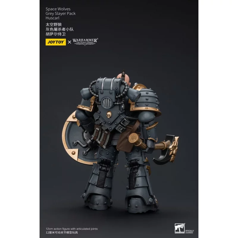 Warhammer The Horus Heresy Action Figurine 1/18 Space Wolves Grey Slayer Pack Huscarl 12cm