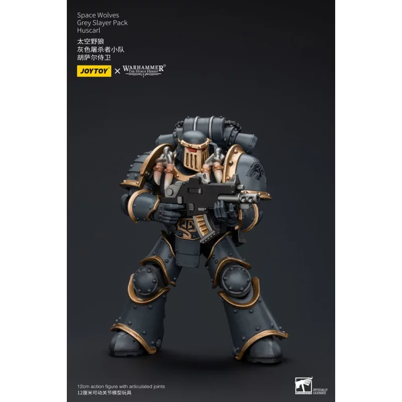 Warhammer The Horus Heresy Action Figurine 1/18 Space Wolves Grey Slayer Pack Huscarl 12cm