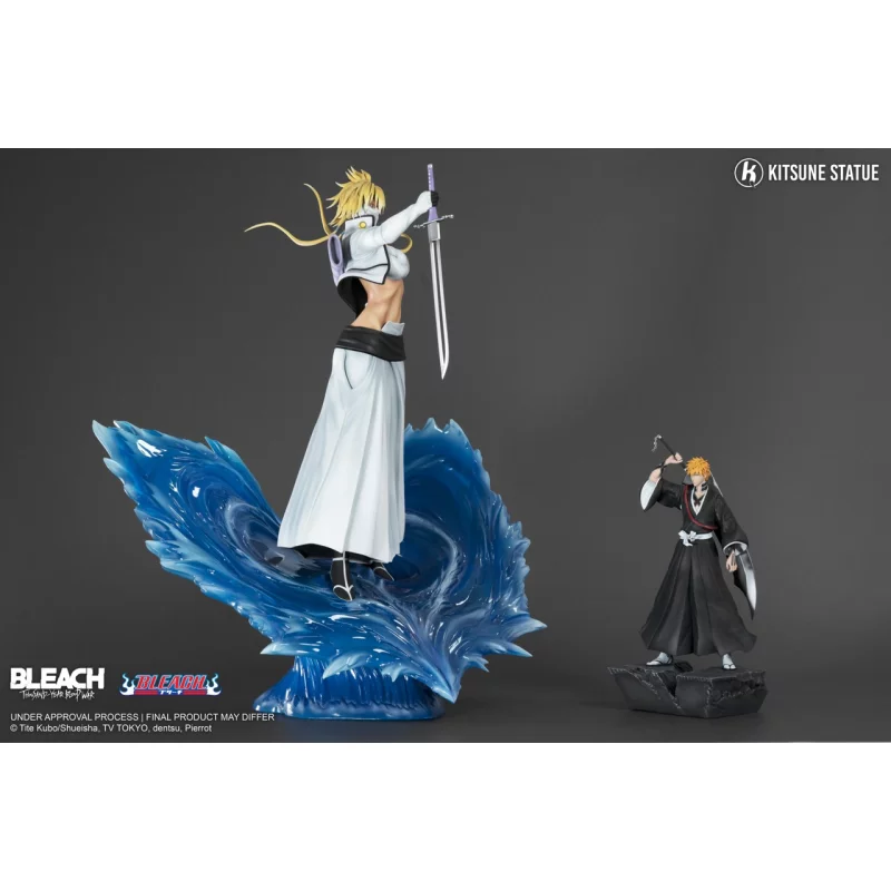 Bleach Statue 1/4 Hallibel 61cm &amp; Figurine 1/8 Ichigo 29cm By Kitsune