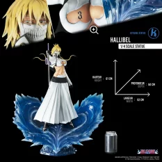 Bleach Statue 1/4 Hallibel 61cm & Figurine 1/8 Ichigo 29cm By Kitsune