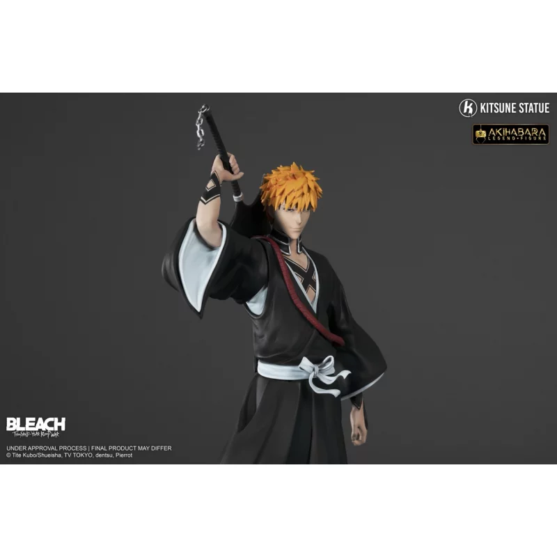 Bleach Statue 1/4 Hallibel 61cm &amp; Figurine 1/8 Ichigo 29cm By Kitsune