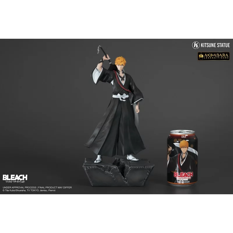 Bleach Statue 1/4 Hallibel 61cm &amp; Figurine 1/8 Ichigo 29cm By Kitsune