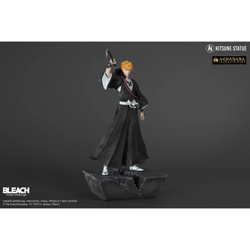 Bleach Statue 1/4 Hallibel 61cm &amp; Figurine 1/8 Ichigo 29cm By Kitsune
