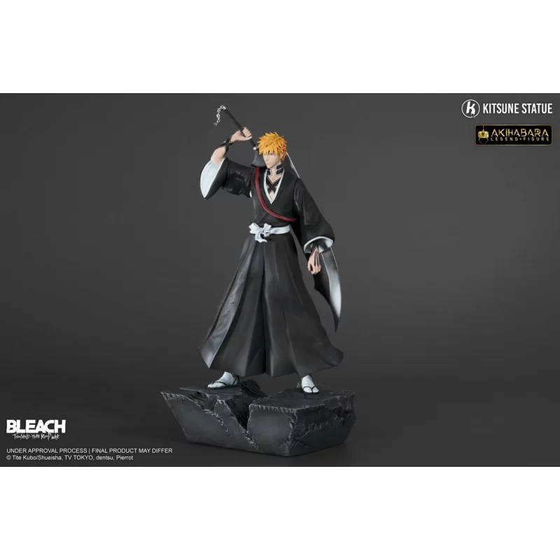 Bleach Statue 1/4 Hallibel 61cm &amp; Figurine 1/8 Ichigo 29cm By Kitsune