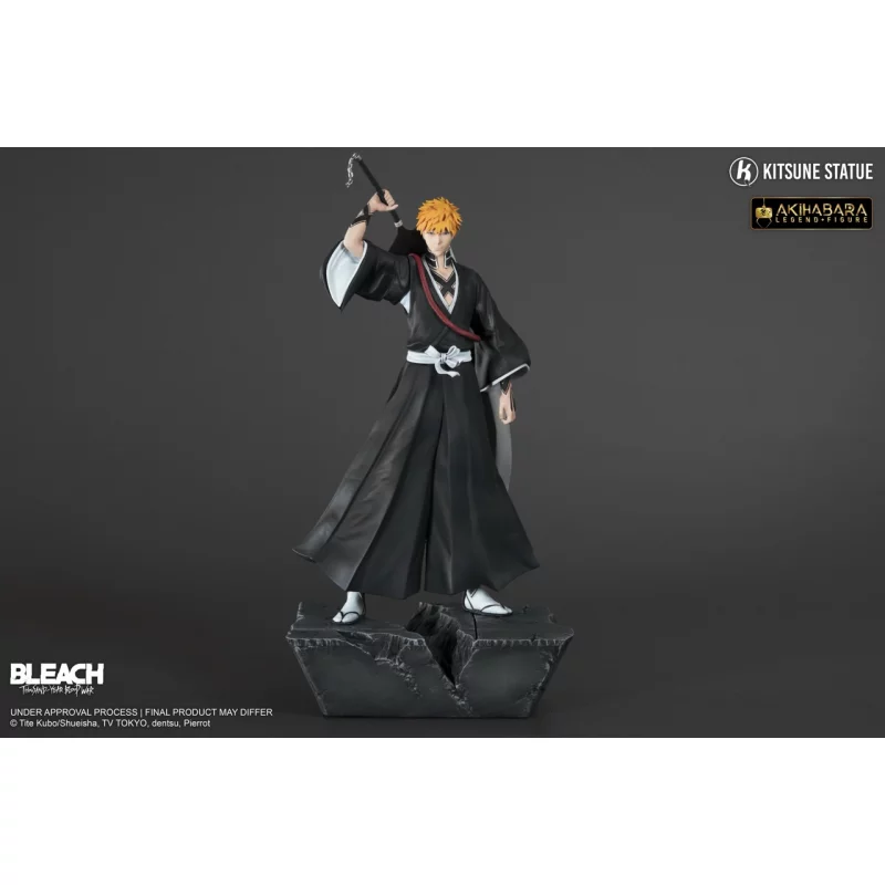 Bleach Statue 1/4 Hallibel 61cm &amp; Figurine 1/8 Ichigo 29cm By Kitsune