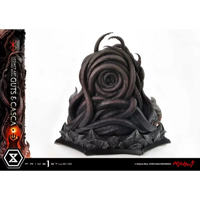 Berserk statue Legacy Art Kentaro Miura 1/4 Guts &amp; Casca Bonus Version 72 cm